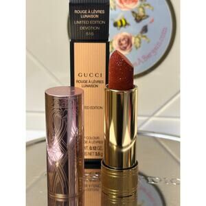 Gucci Limited Edition 515 DEVOTION Glitter Lip Colour - NEW IN BOX